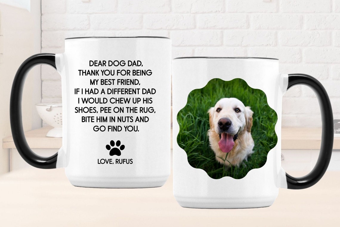 Funny Gift for Dog Dad L Best Dog Dad Gift From Dog L for Dog Etsy