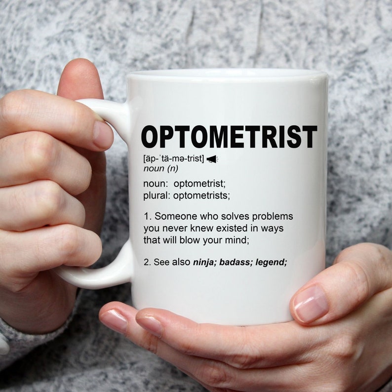 Funny Optometrist Gift Mug Ophthalmologist Optometry Etsy