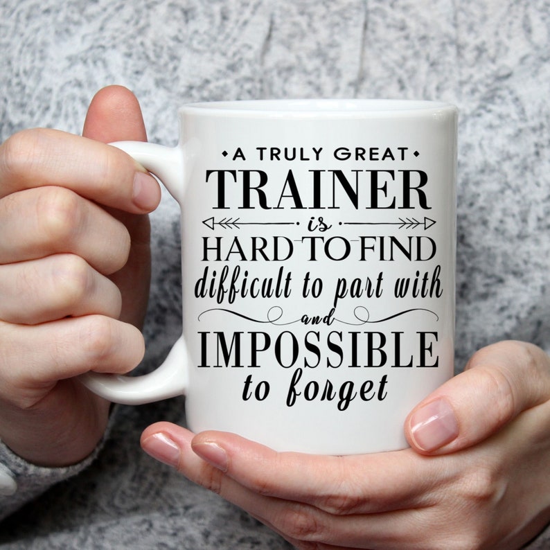 A Truly Great Trainer Gift Mug L for Personal Athletic Etsy
