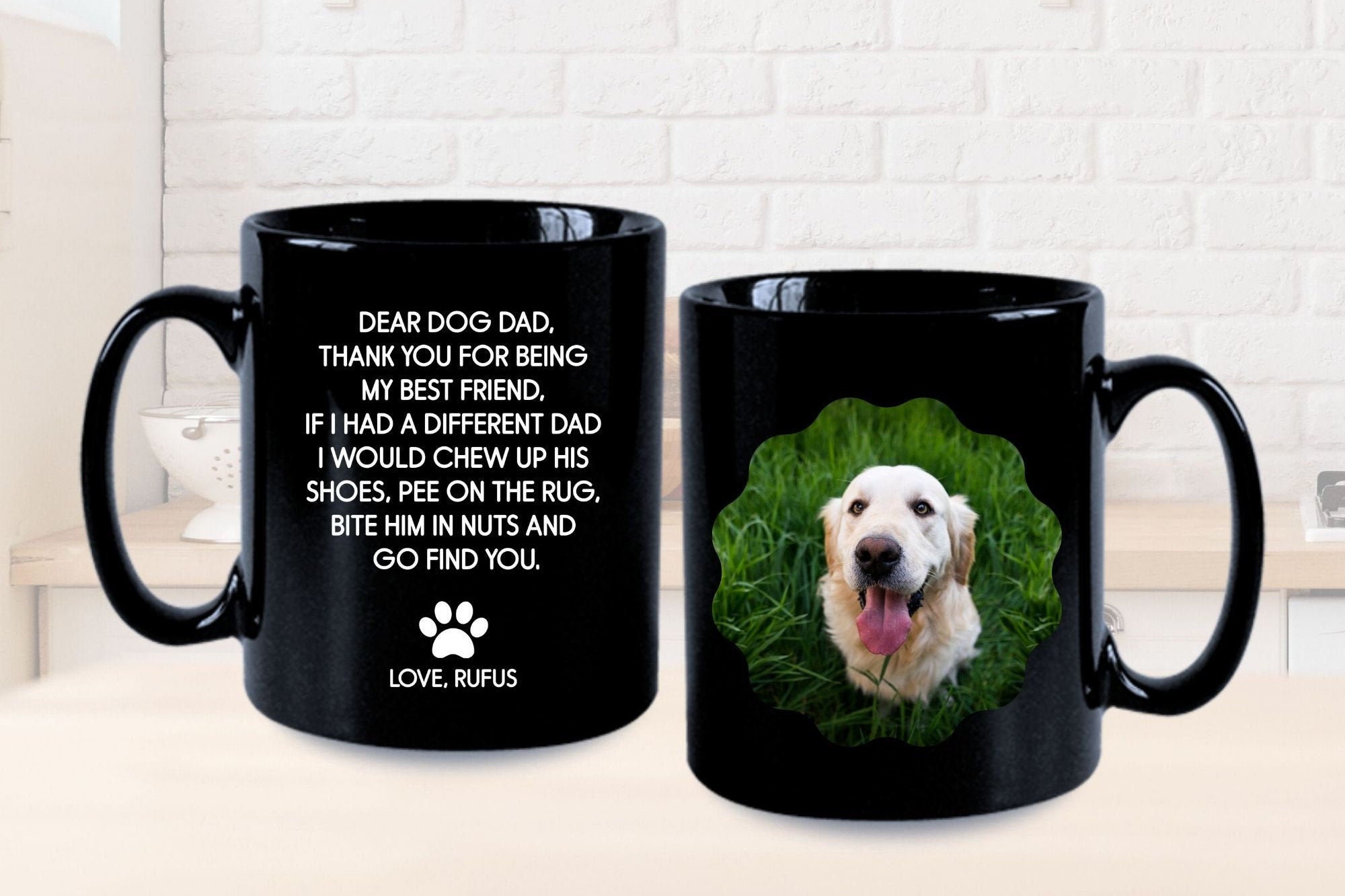 Funny Gift for Dog Dad L Best Dog Dad Gift From Dog L for Dog Etsy