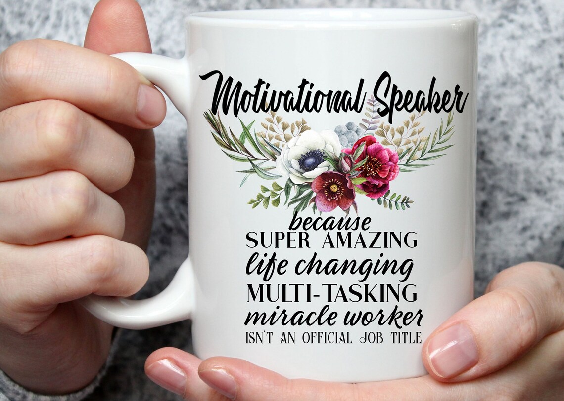 Personalized Motivational Speaker Gift for Women l Custom Name Etsy