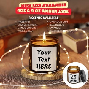 Spreadsheet Sorcerer Funny Office Candle for Coworker Work Friend Boss Personalized Candle Best Employee Appreciation Corporate Gag Gifts image 2