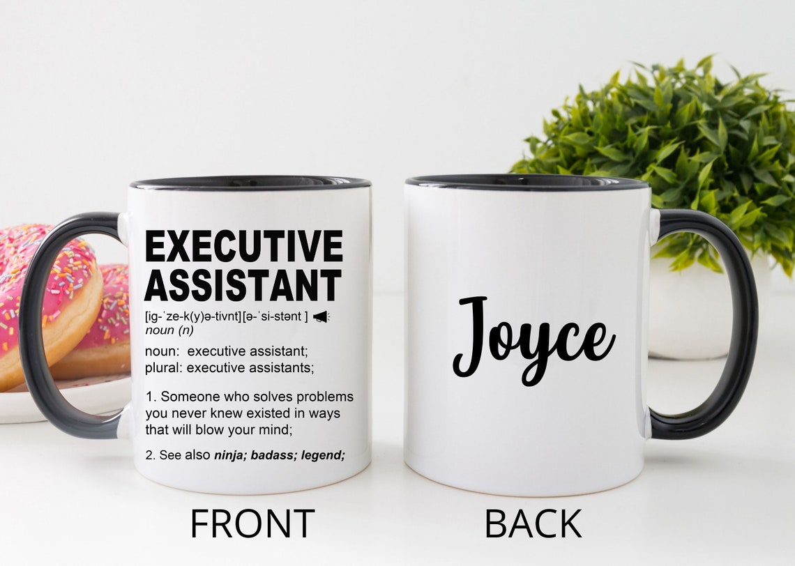 Funny Executive Assistant Gift Mug L Personalized Coffee Cup Etsy
