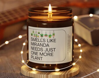 Regalos para amantes de las plantas de interior, amante de las plantas, amante de las suculentas, vela divertida para mamá entusiasta de las plantas, idea de regalo para el Día de la Madre, inauguración de la casa