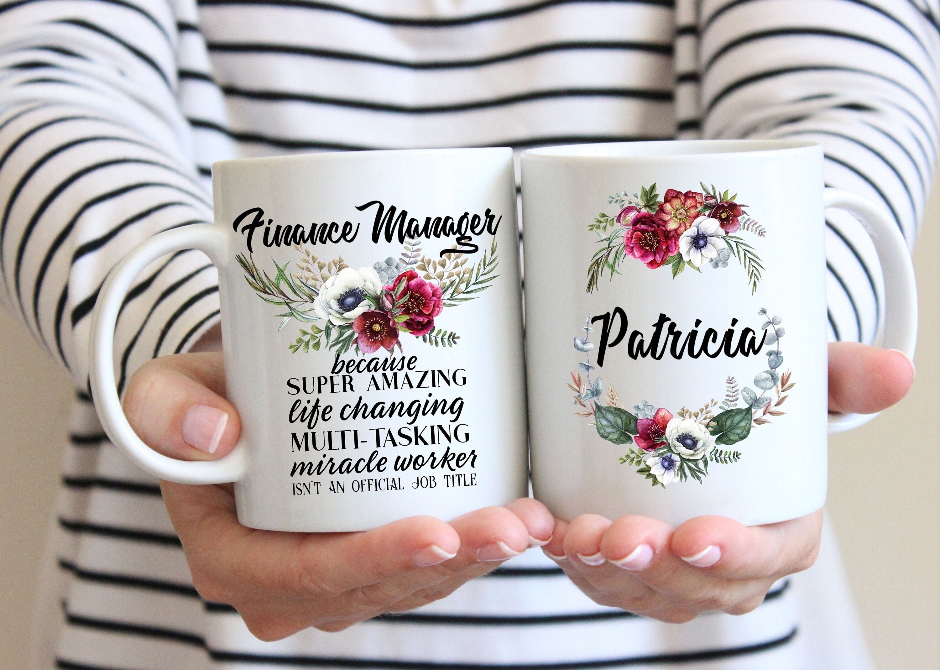 Personalized Finance Manager Gift for Women L Thank You Etsy