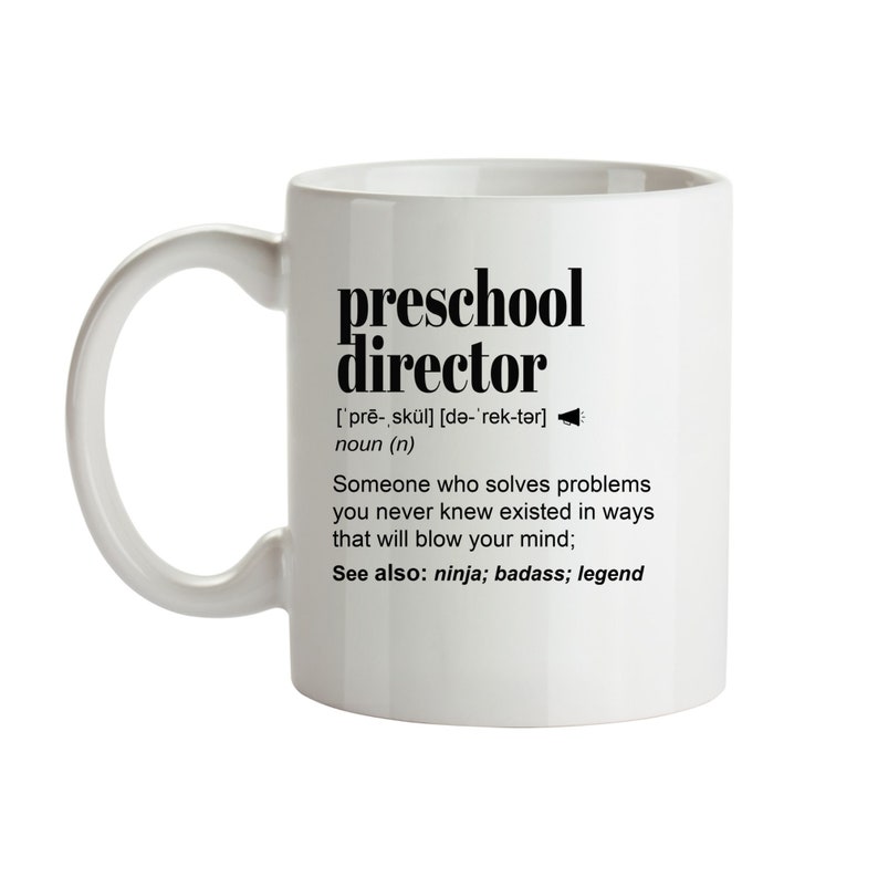 Preschool Director Gift Mug Daycare Teacher For Birthday Etsy