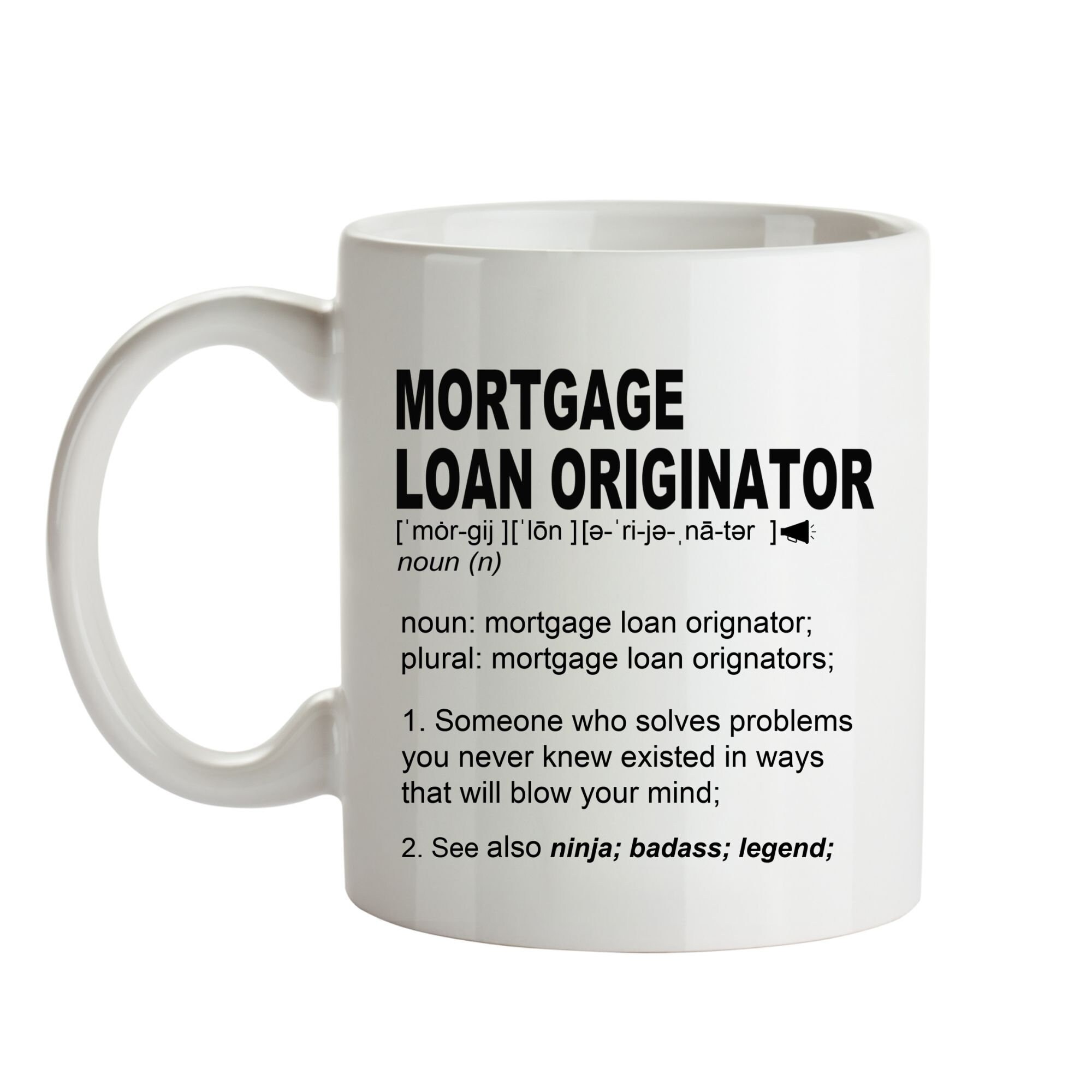 Funny MORTGAGE LOAN ORIGINATOR Gift Mug for Men and Women l Etsy