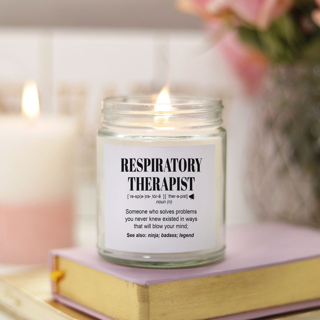 RESPIRATORY THERAPIST Gift L Funny Candle for Women & Men L Etsy
