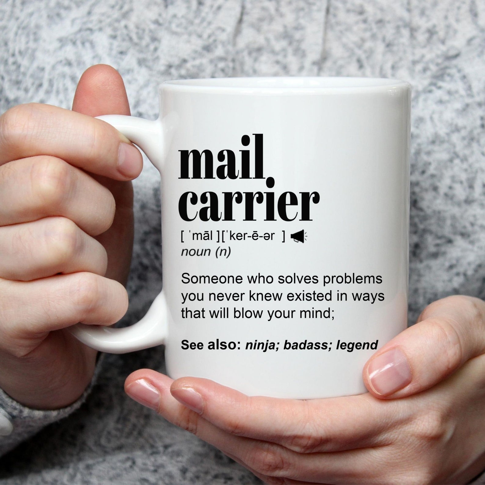 Funny MAIL CARRIER Gift Mug for Men and Women l For Birthday Etsy