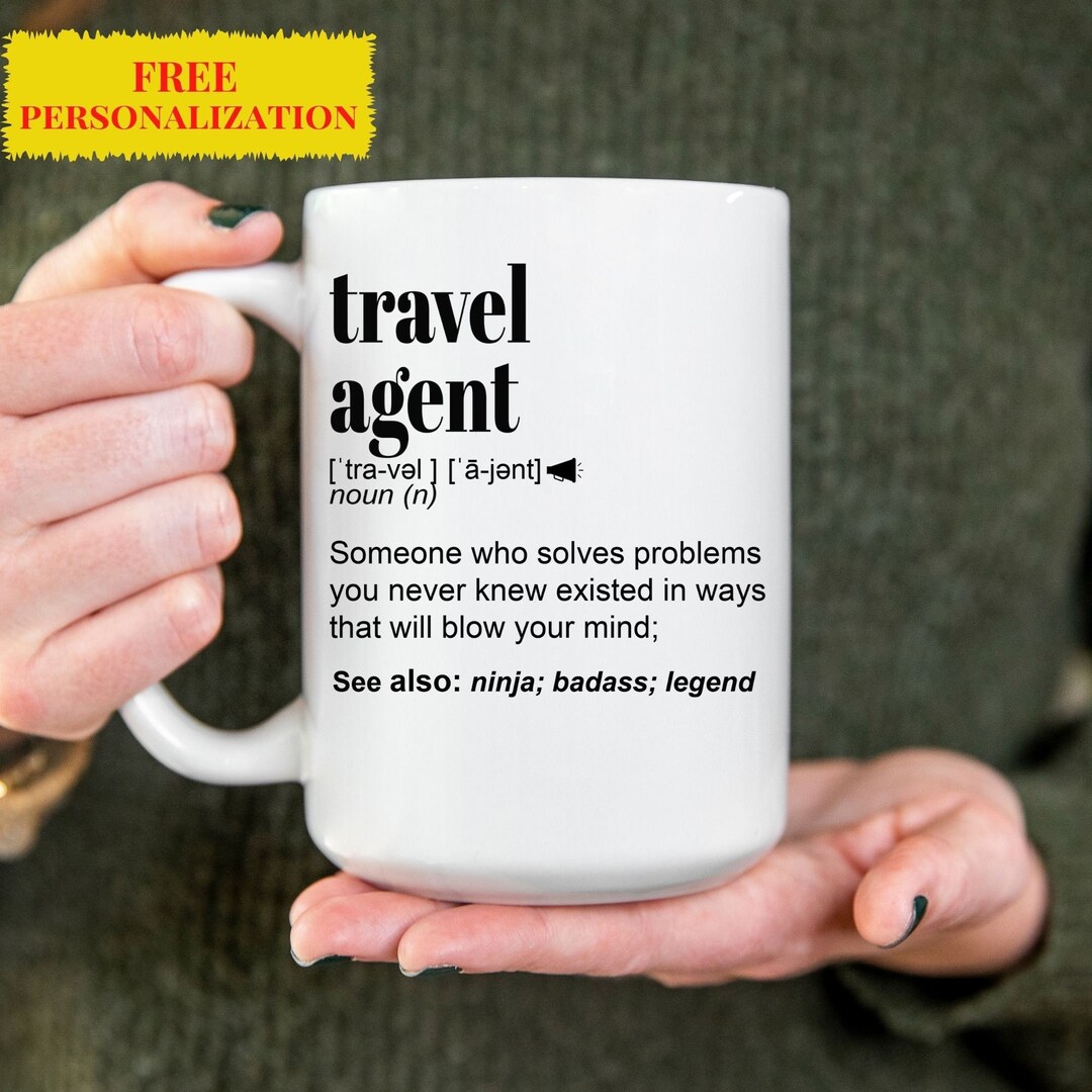 Travel Agent Gift Mug L Client Giveaway Gift Idea L for Etsy