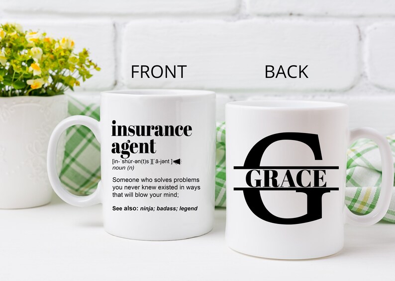 Funny INSURANCE AGENT Gift Mug for Men and Women L for Etsy