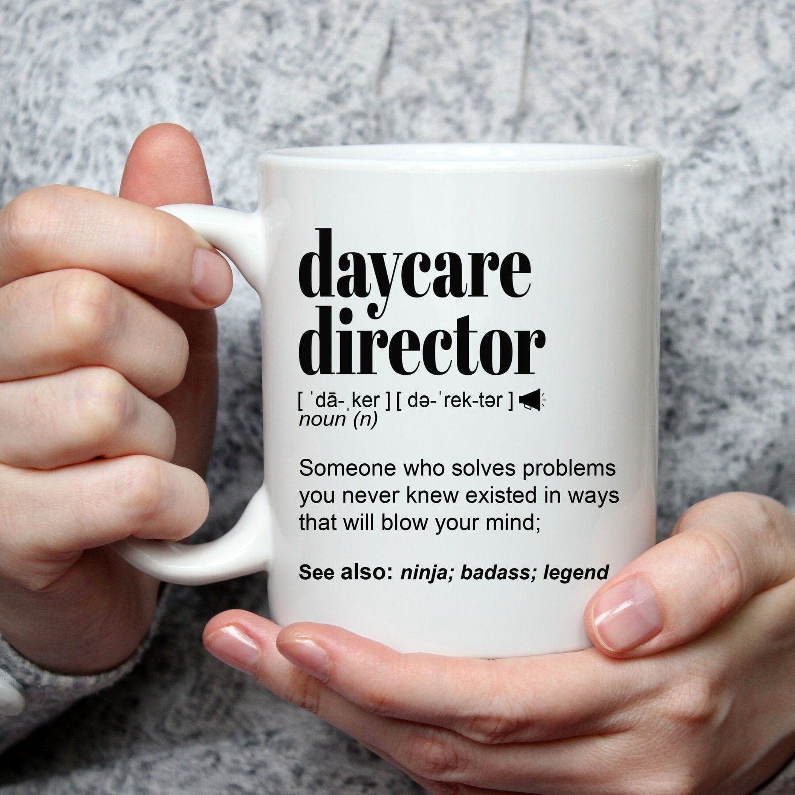 Funny DAYCARE DIRECTOR Gift Mug L for Women and Men L Etsy