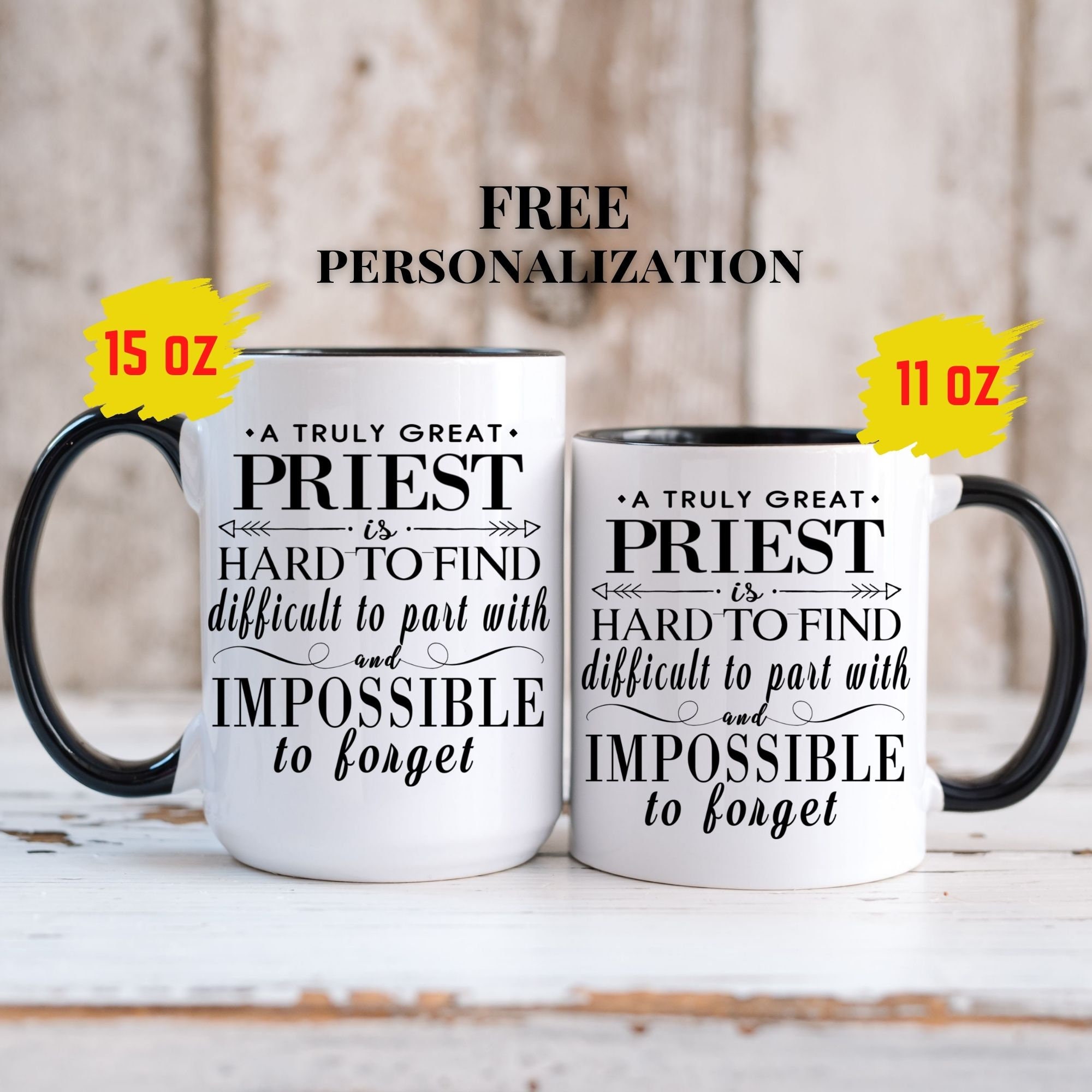 Priest Gift A Truly Great Priest Travel Mug Catholic Priest Gifts Personalized Mug for Priest Wedding Gift Priest Retirement Confirmation