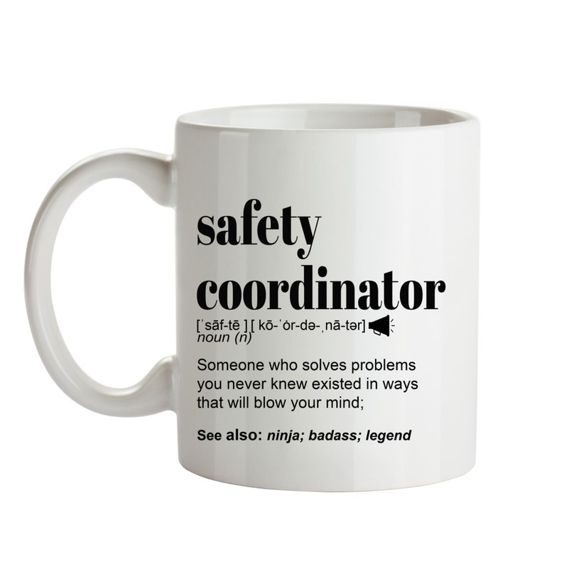 Funny SAFETY COORDINATOR Gift Mug for Men and Women L for Etsy