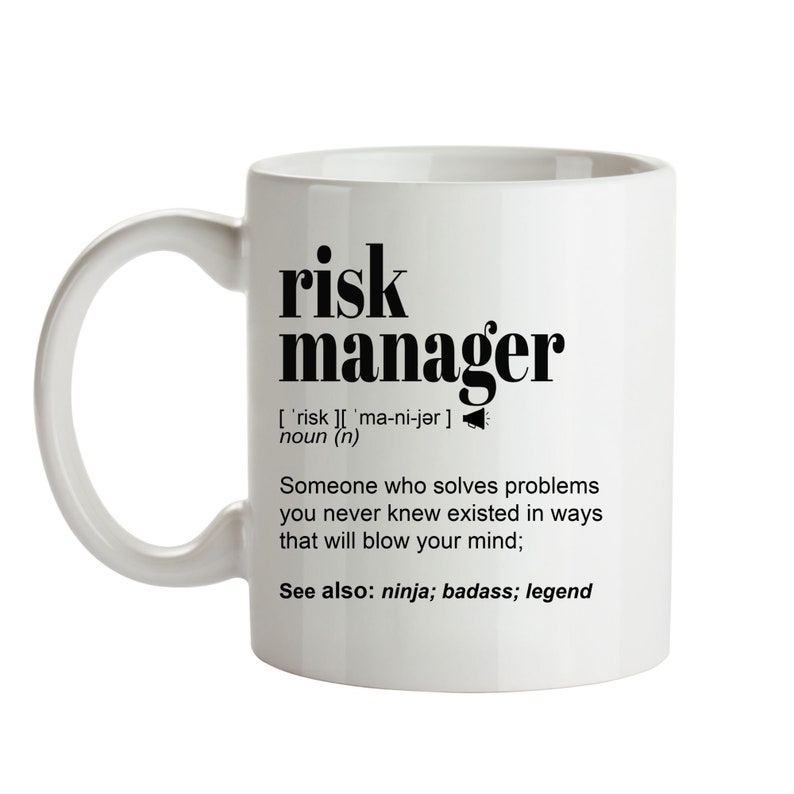 Funny Risk Manager Gift Mug L for Women and Men L Etsy