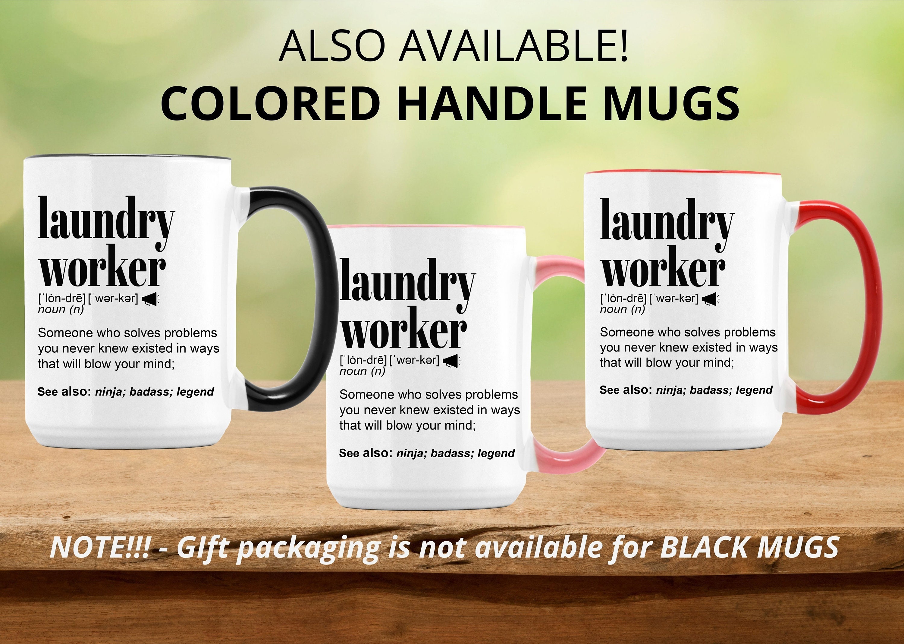 Funny Laundry Worker Gift Mug for Men and Women l For Etsy