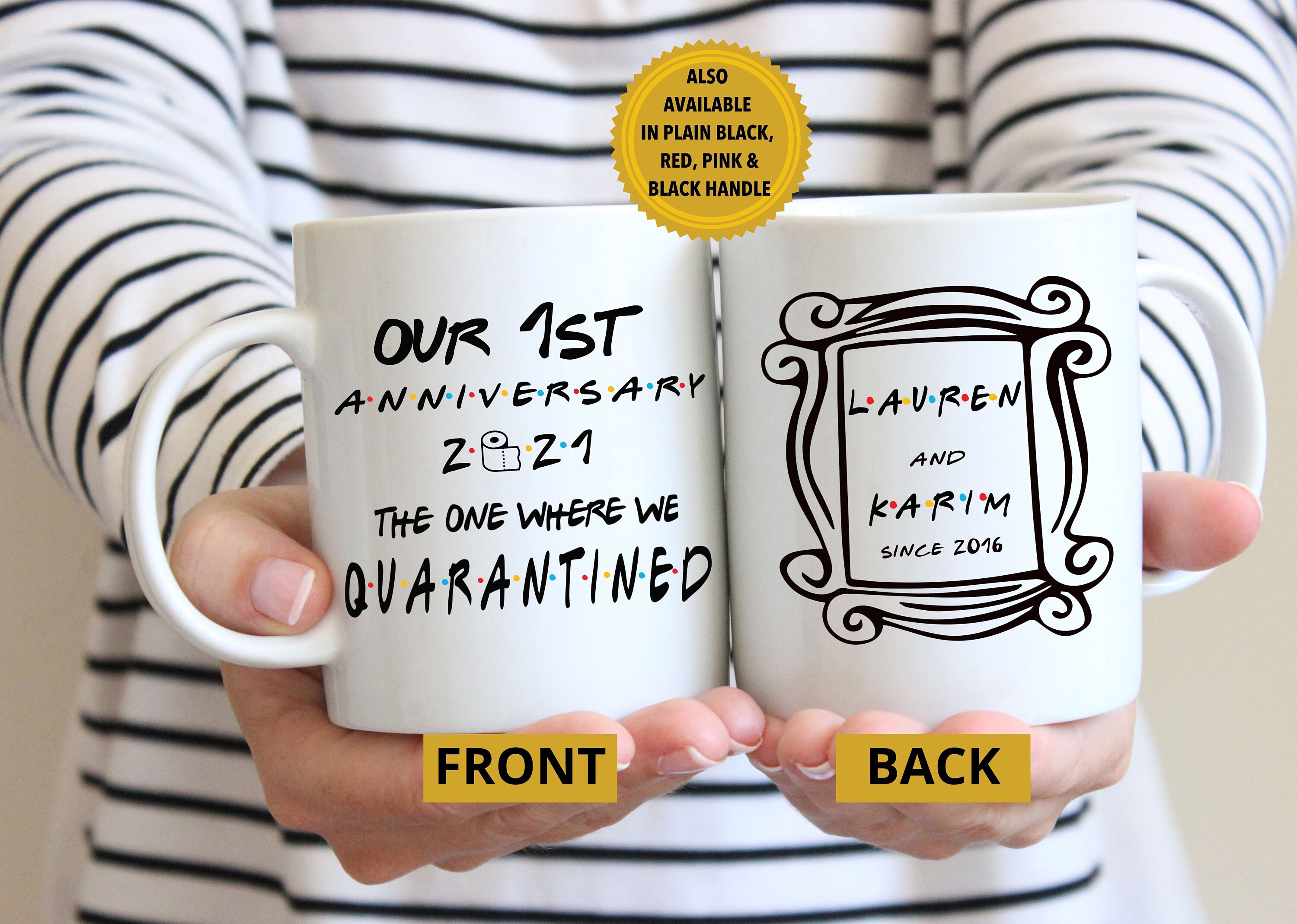 Funny 1st Anniversary Quarantine Gift Mug l First Year Anniversary l …