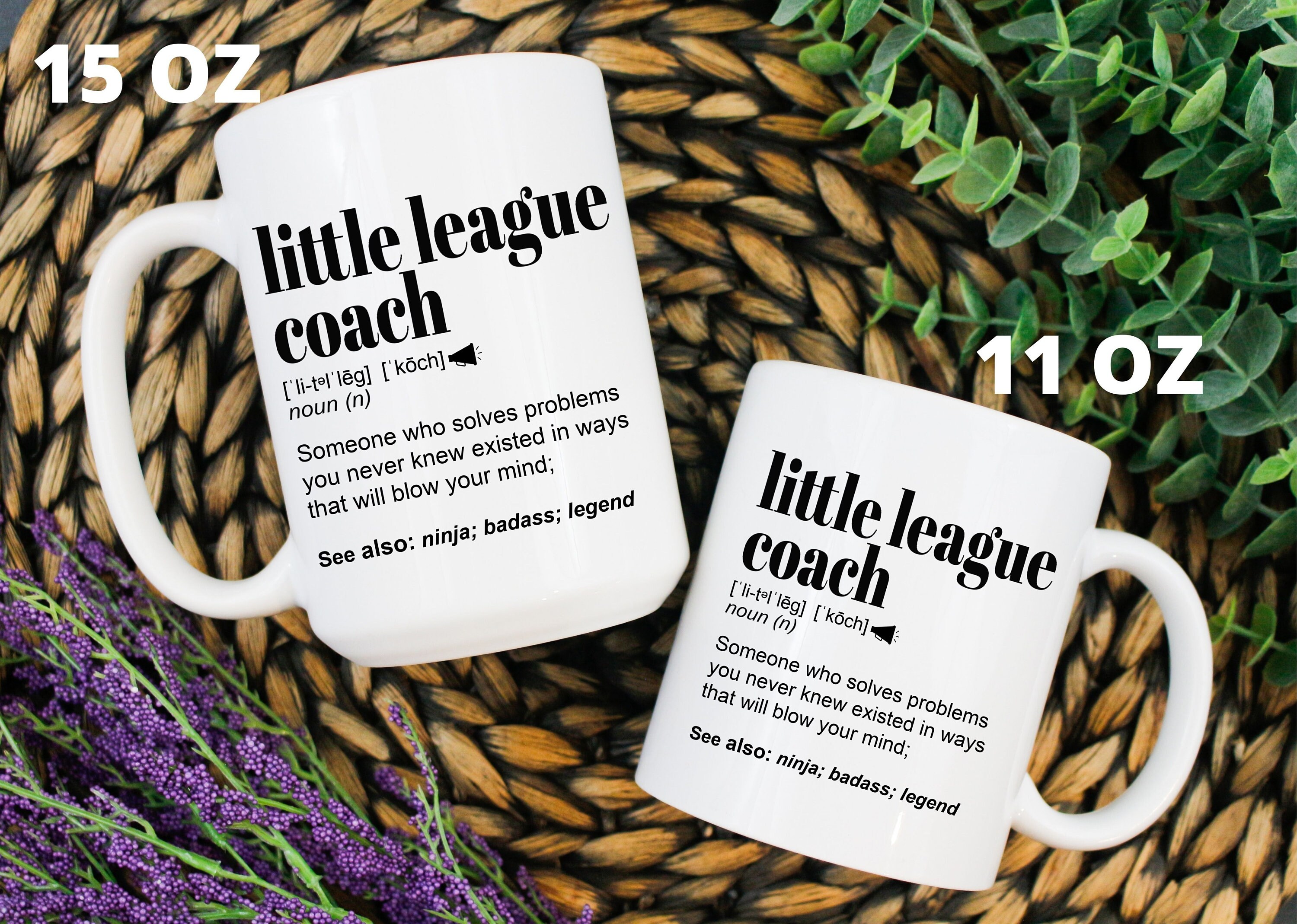 Little League Coach Gift Mug for Men and Women l For Birthday | Etsy