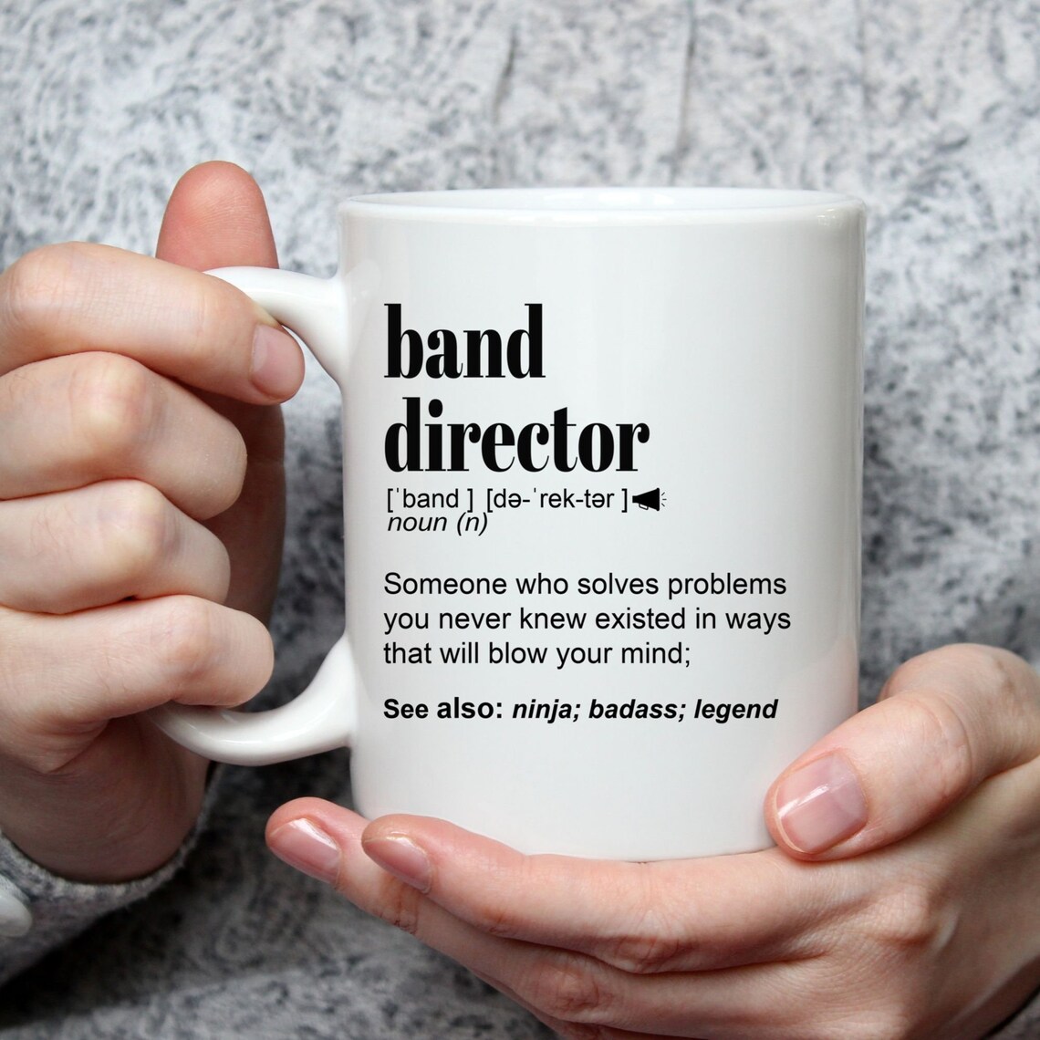 Funny Band Director Gift Mug for Women and Men for Christmas Etsy