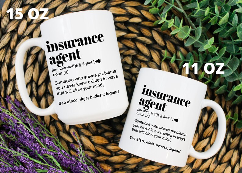 Funny INSURANCE AGENT Gift Mug for Men and Women L for Etsy