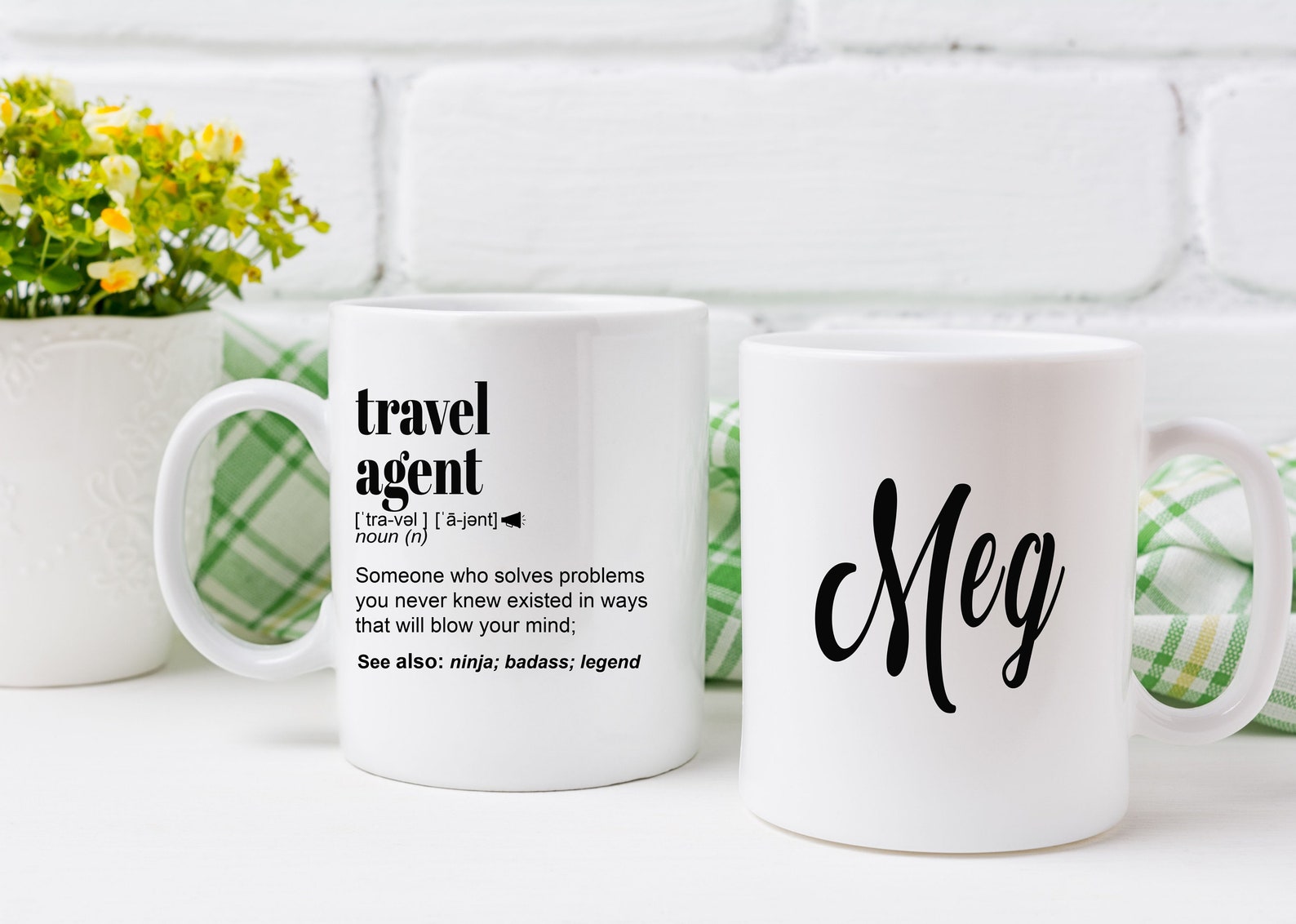 Travel Agent Gift Mug L Client Giveaway Gift Idea L for Etsy