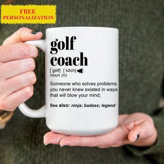 Top 10 Golfers Personalized 12 oz. Double-Wall Ceramic Travel Mug