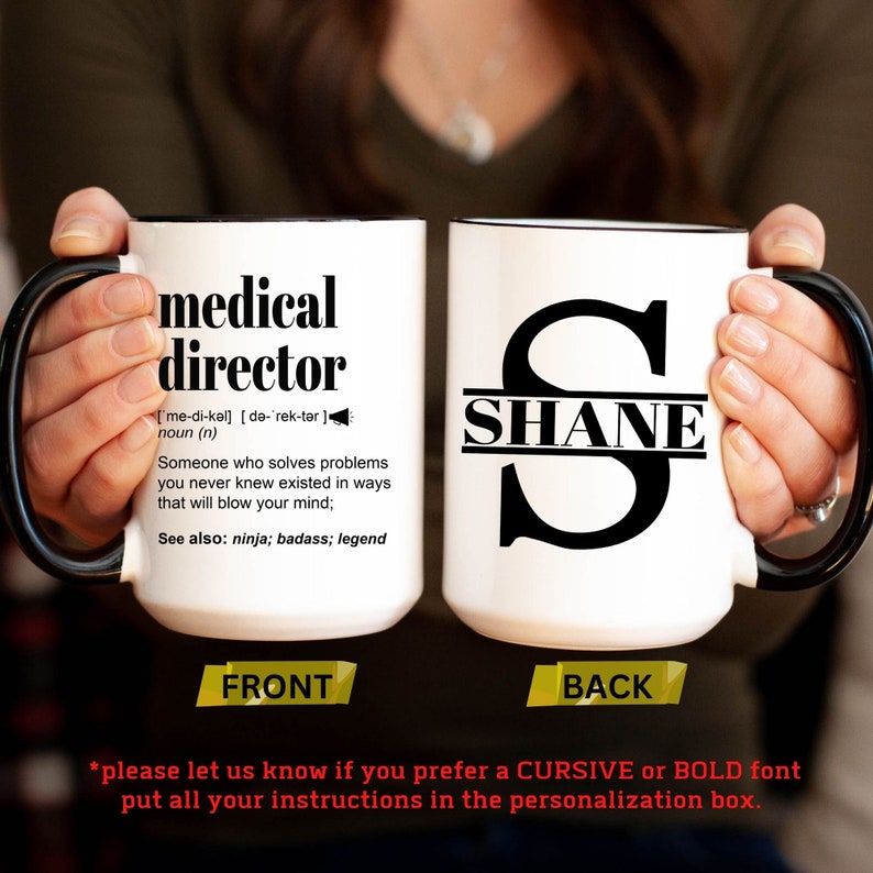 Medical Director Gifts Medical Examiner Mug for Birthday Etsy