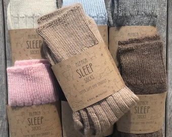 Alpaca Bed Socks Thick, Soft And Warm, 90% Alpaca Wool