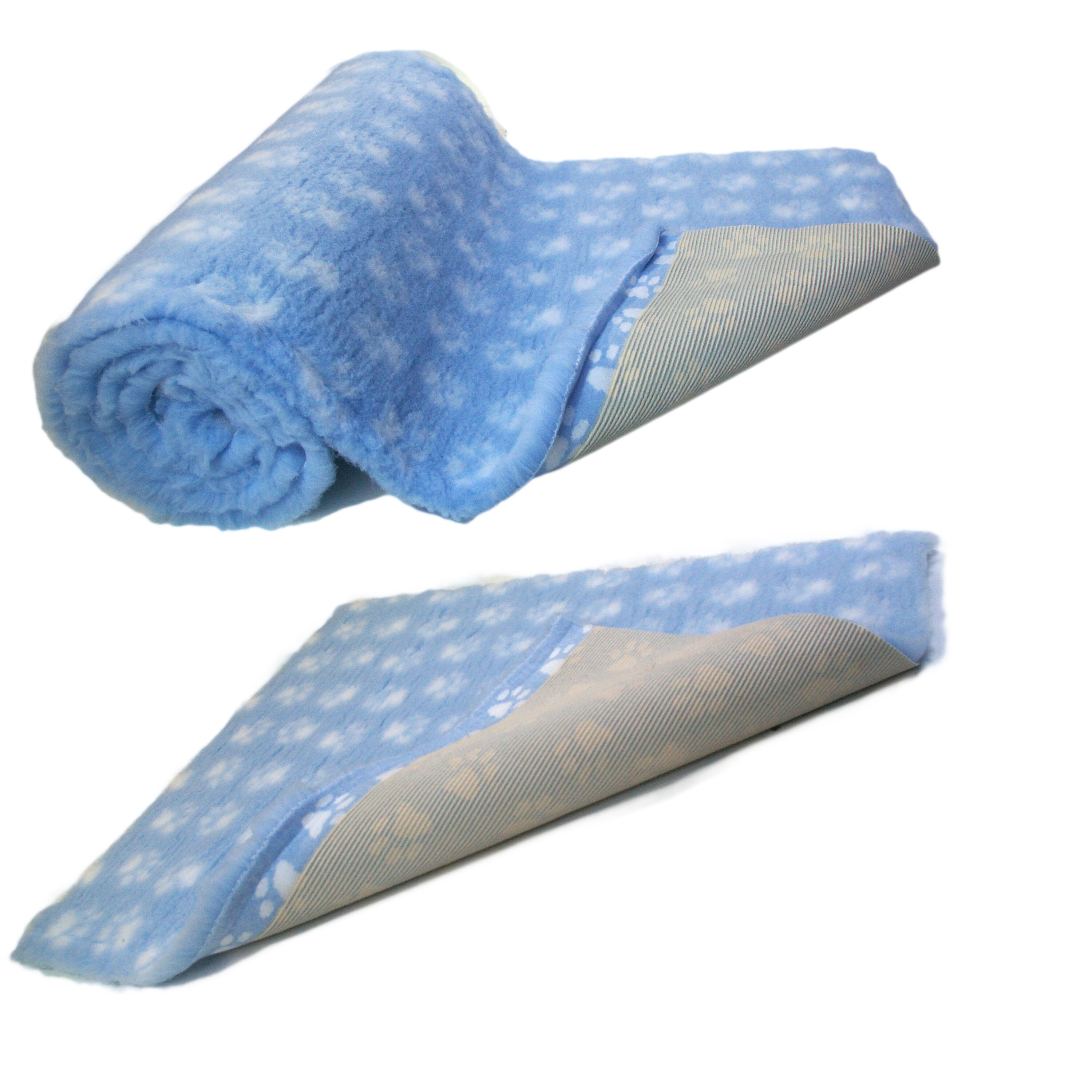 Cream Paws Vet Bed Non-Slip Roll - Whelping Fleece Bedding For Dogs, Cats, Puppies, Animals