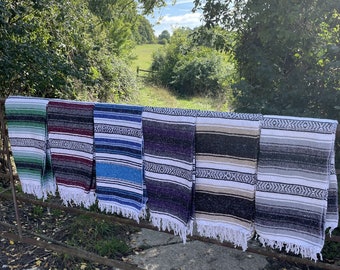 Traditional Mexican Yoga Blanket