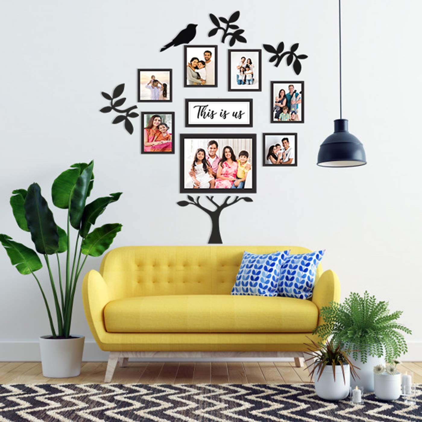 Photo Frames Design On Wall