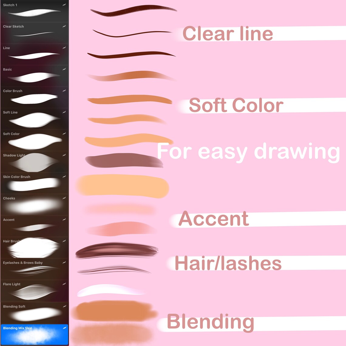 Procreate Brushes Procreate Stamps Procreate Tools Procreate Etsy