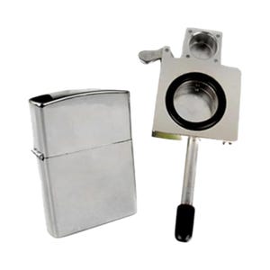 Portable lighter pipe