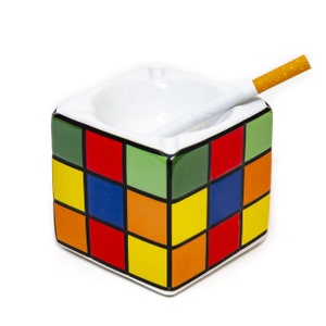Rubik’s Cube Cigarette Ashtray