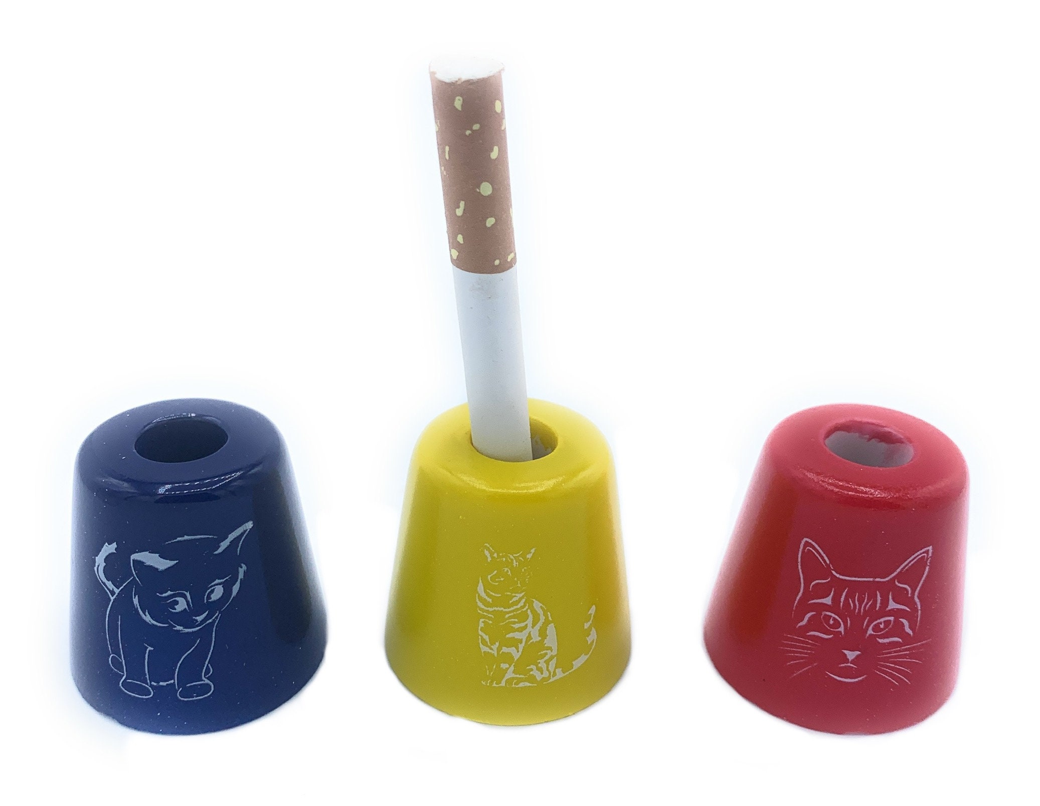 Cat Design Cigarette Snuffers Instant Cigarette Extinguishers for Ashtrays  (pack of 3)