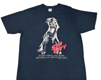Vintage Y2K Sin City Jessica Alba Movie Promo T-shirt - Etsy