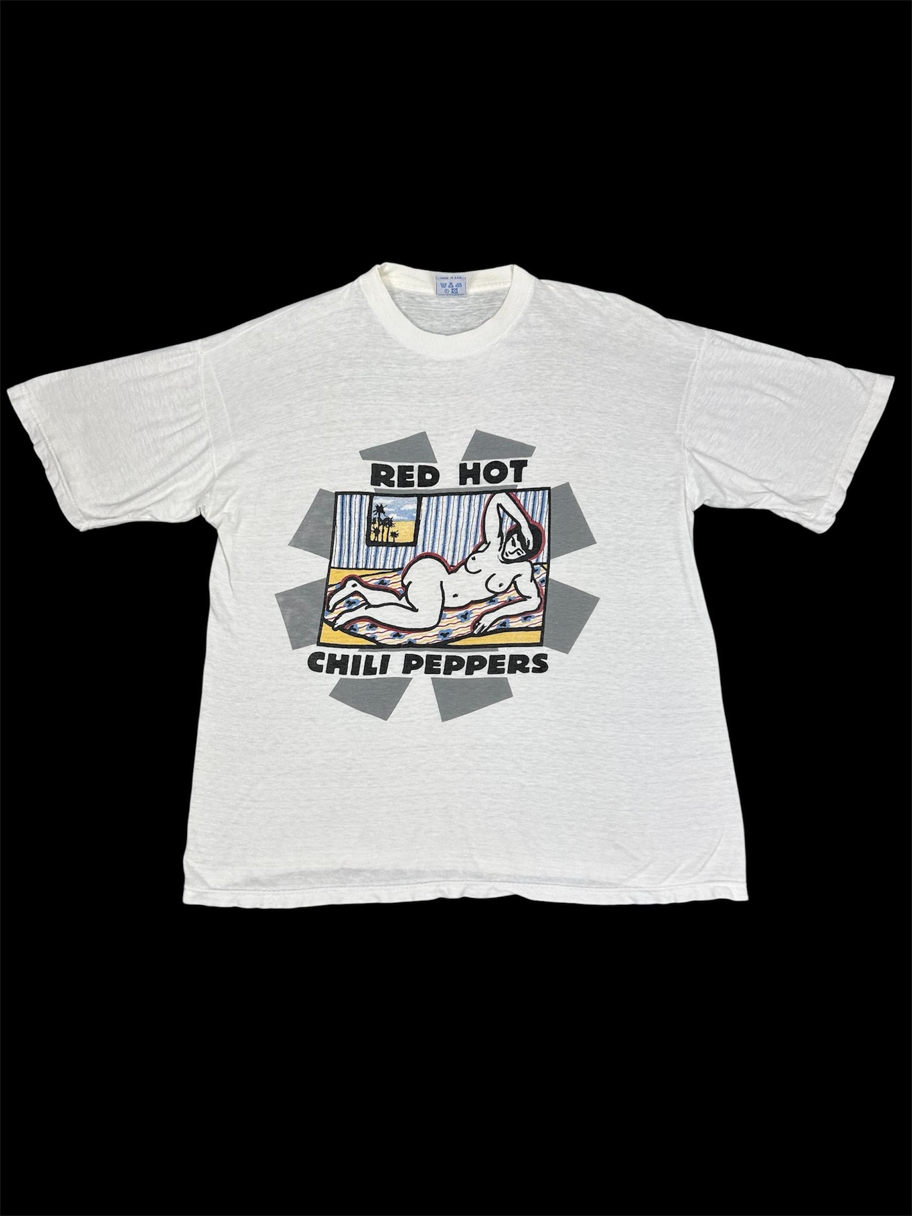 90s RED HOT CHILI PEPPERS ビンテージバンドTシャツ Vintage 90's Rare Red Hot Chili Peppers Band T-shirt - Etsy