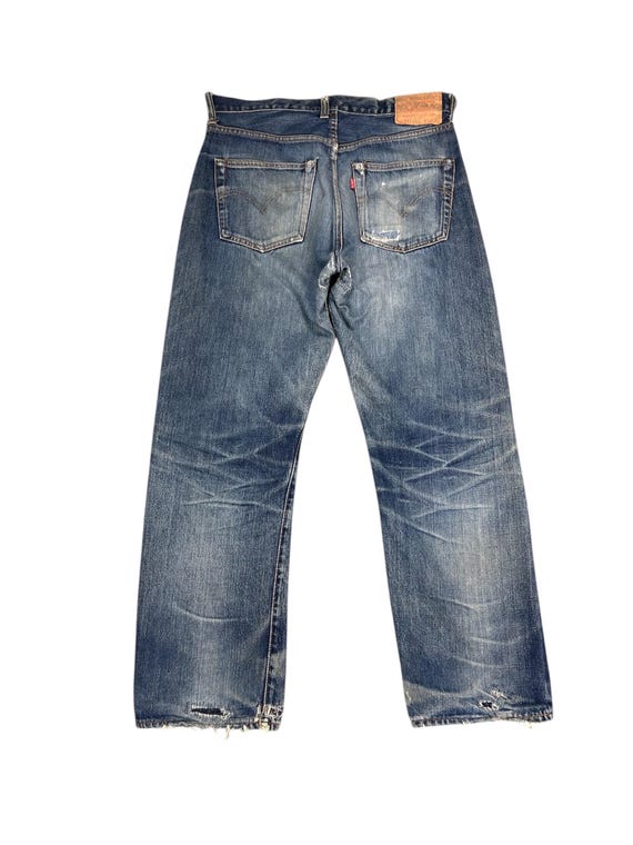 Vintage LVC Levi's 551ZXX Distressed Denim Size 33 - Etsy