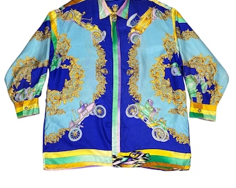 Koszula Versace Sport Silk Venetian Vintage