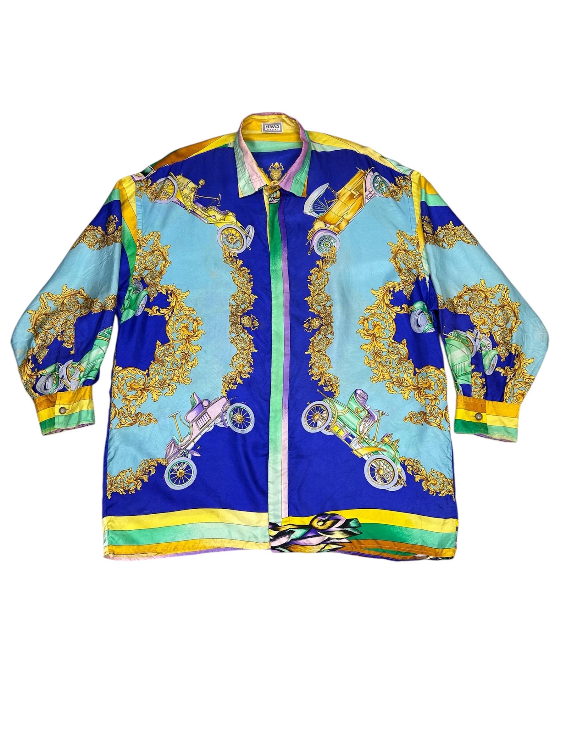 Replica Versace Silk Shirt Sale Silk Shirt Versace Mens Top Sale