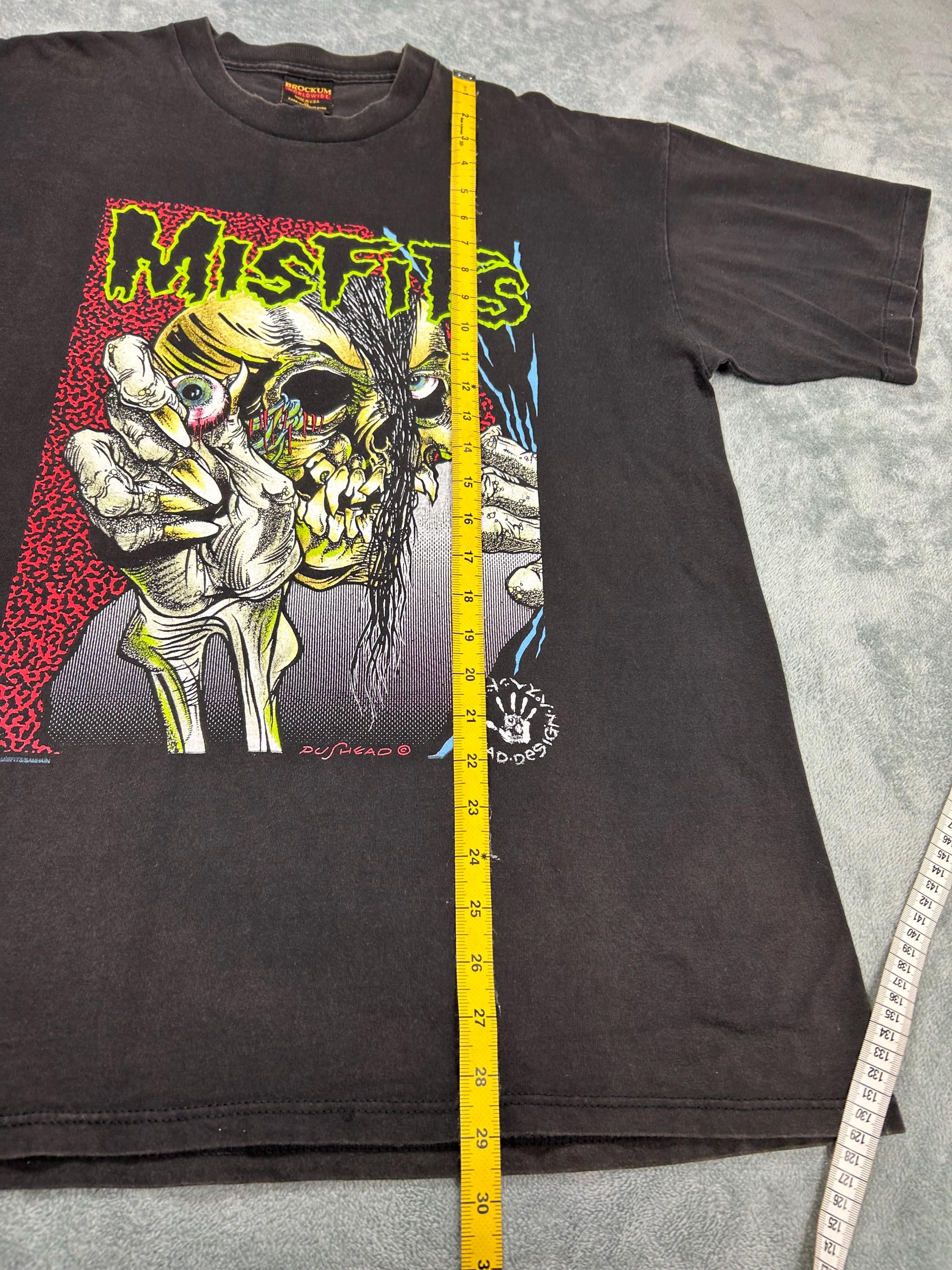 Vintage 90's Misfits Pushead Band T-shirt Saiz XL - Etsy