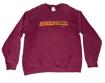 Sudadera vintage de los 90 de la película de acción Virtuosity Talla L