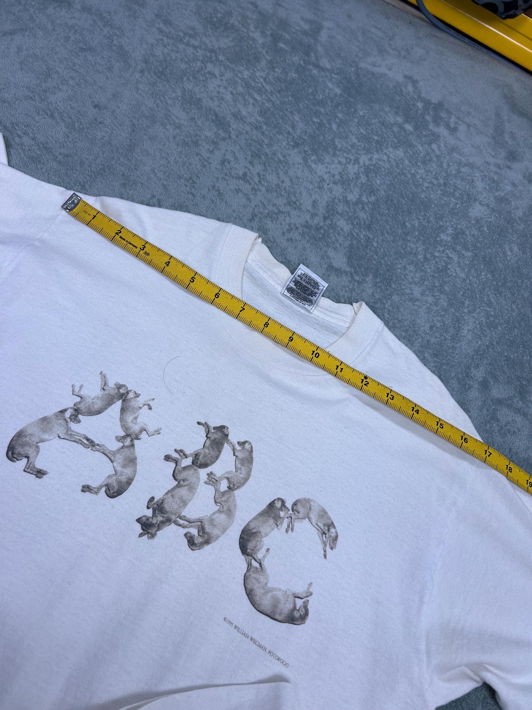 Vintage 90's William Wegman Fotofolio T-shirt Saiz M - Etsy