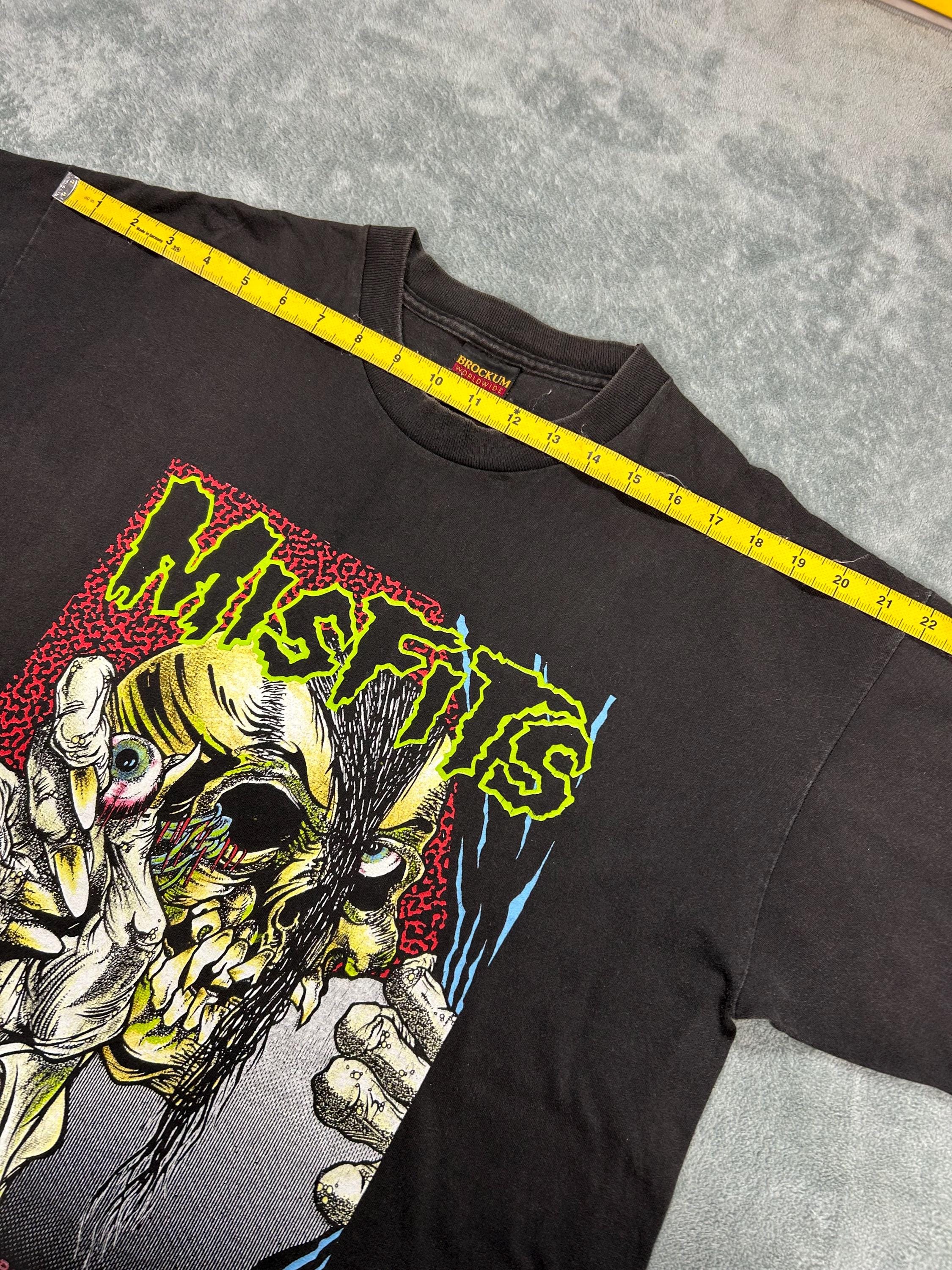 Vintage 90's Misfits Pushead Band T-shirt Saiz XL - Etsy