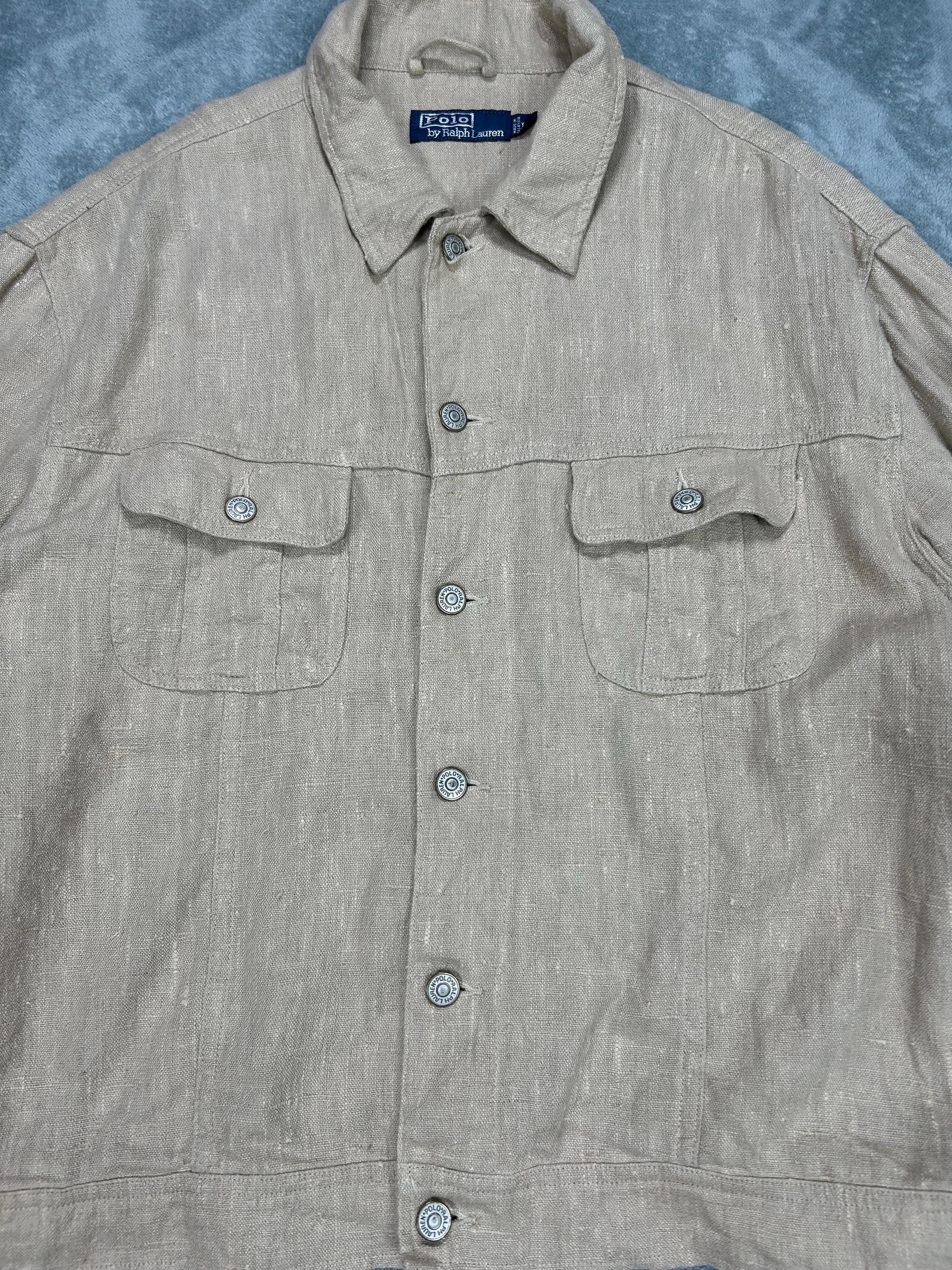 Vintage 90's Polo Ralph Lauren Type 3 Linen Jacket - Etsy