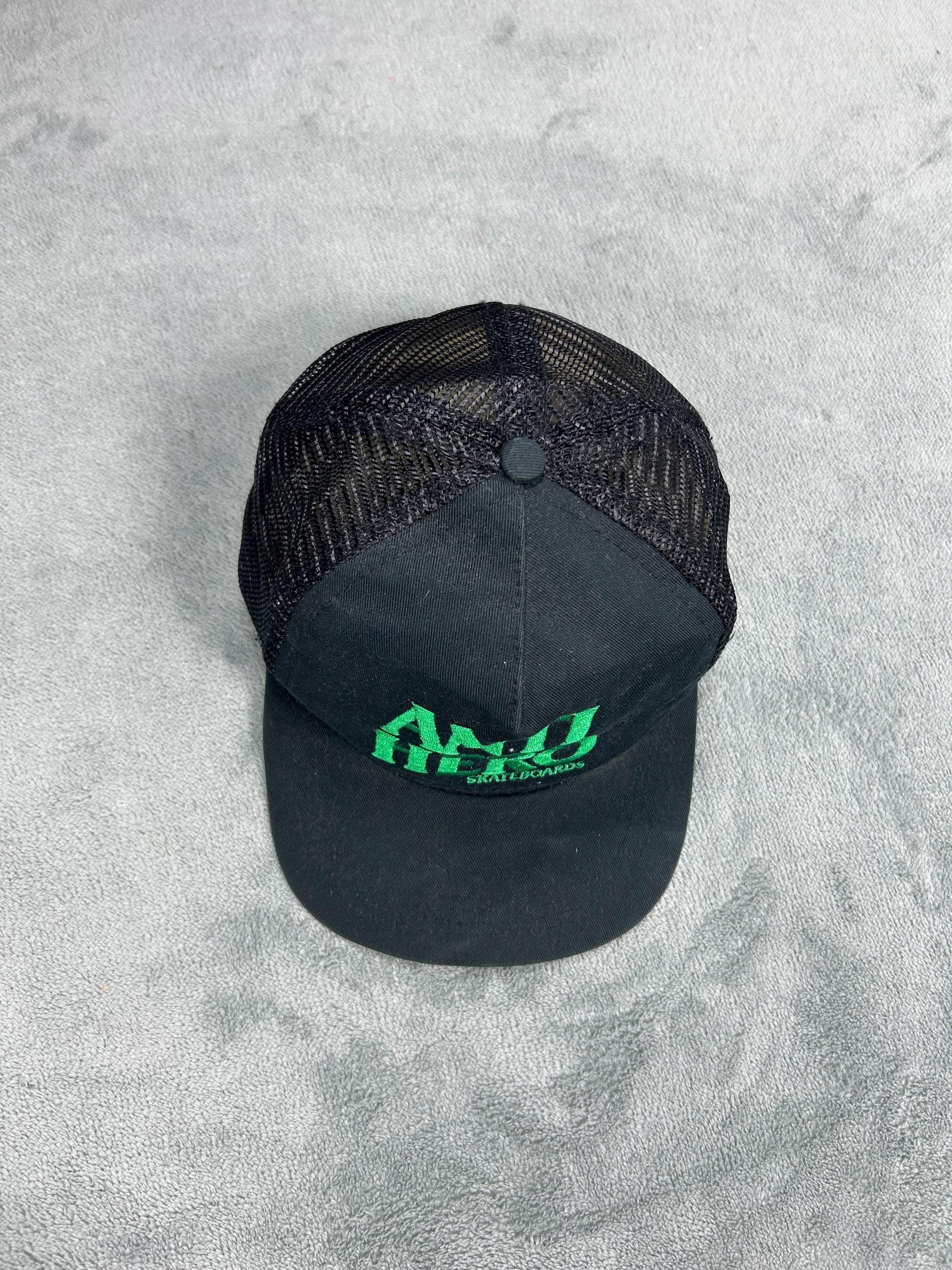 ANTIHERO SKATEBOARDS SNAP BAC CAP 希少デザイン Vintage Anti Hero Skateboard Trucker Cap - Etsy