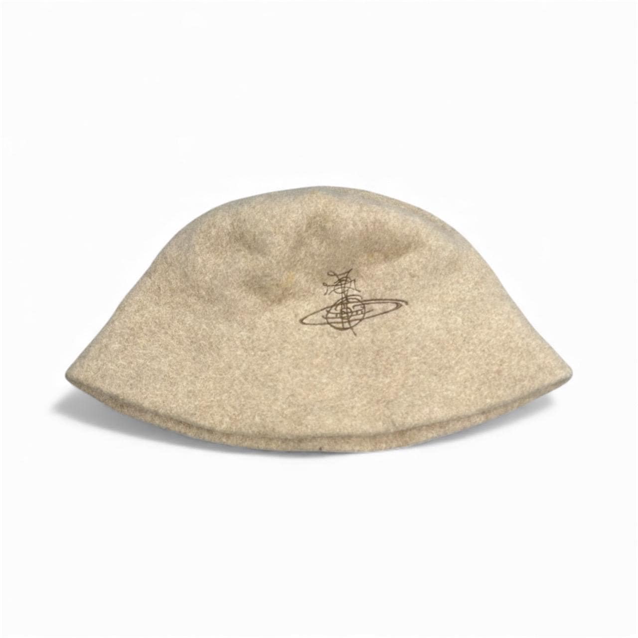 VIVIENNE Westwoodウール100% ベージュ&カーキ　ハット Vivienne Westwood Hat - Etsy