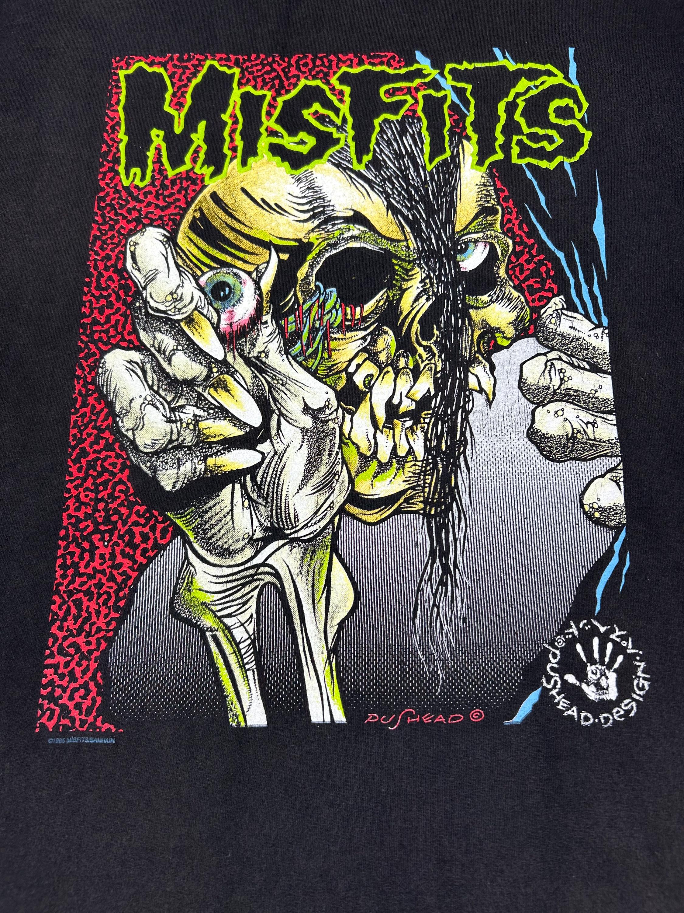 Vintage 90's Misfits Pushead Band T-shirt Saiz XL - Etsy