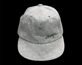 Vintage 80s Life's A Beach Surfgear Punk Skulls Hat 1980 Skate AOP
