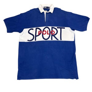 Vintage Polo Sport Ralph Lauren Shirt: Size L (25&quot; Armpit to Armpit)